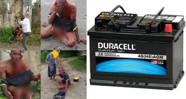 Suspected car battery thief escapes being burnt alive in Calabar